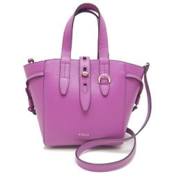 Furla BASRFUA HSF000 Tote Bag NET Leather Purple 252251