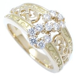 CELINE Diamond Ring 0.27ct K18YG Yellow Gold 292707