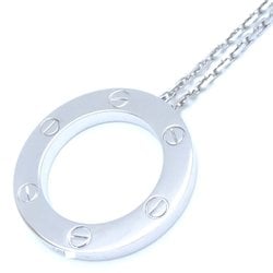 CARTIER Love Circle Necklace K18WG White Gold 292817