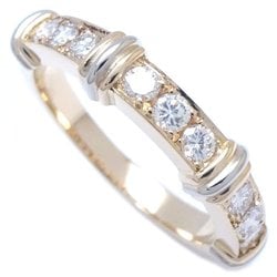 CARTIER Contessa Ring #52 Half Diamond B4002400 K18YG Yellow Gold 292749