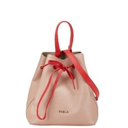 Furla Costanza handbag shoulder bag pink leather women's