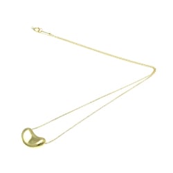 Tiffany Bean Yellow Gold (18K) No Stone Women,Men Fashion Pendant Necklace (Gold)