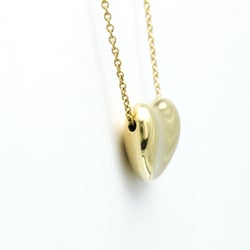 Tiffany Bean Yellow Gold (18K) No Stone Women,Men Fashion Pendant Necklace (Gold)