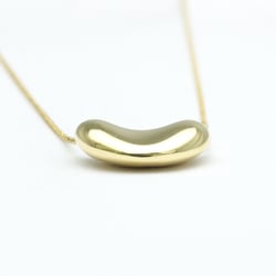 Tiffany Bean Yellow Gold (18K) No Stone Women,Men Fashion Pendant Necklace (Gold)