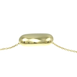 Tiffany Bean Yellow Gold (18K) No Stone Women,Men Fashion Pendant Necklace (Gold)