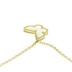 Van Cleef & Arpels Sweet Alhambra Papillon Yellow Gold (18K) No Stone Men,Women Fashion Pendant Necklace