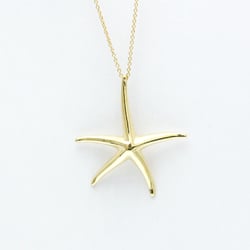 Tiffany Starfish Yellow Gold (18K) No Stone Men,Women Fashion Pendant Necklace (Yellow Gold)