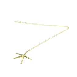 Tiffany Starfish Yellow Gold (18K) No Stone Men,Women Fashion Pendant Necklace (Yellow Gold)