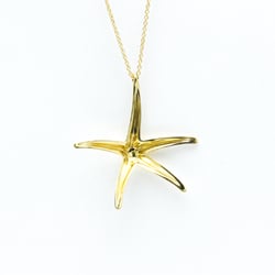 Tiffany Starfish Yellow Gold (18K) No Stone Men,Women Fashion Pendant Necklace (Yellow Gold)