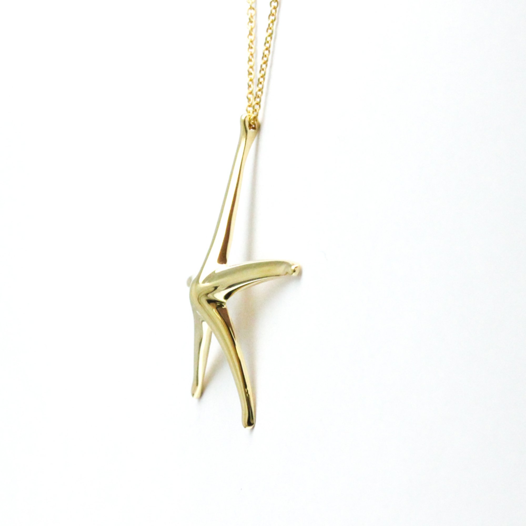 Tiffany Starfish Yellow Gold (18K) No Stone Men,Women Fashion Pendant Necklace (Yellow Gold)