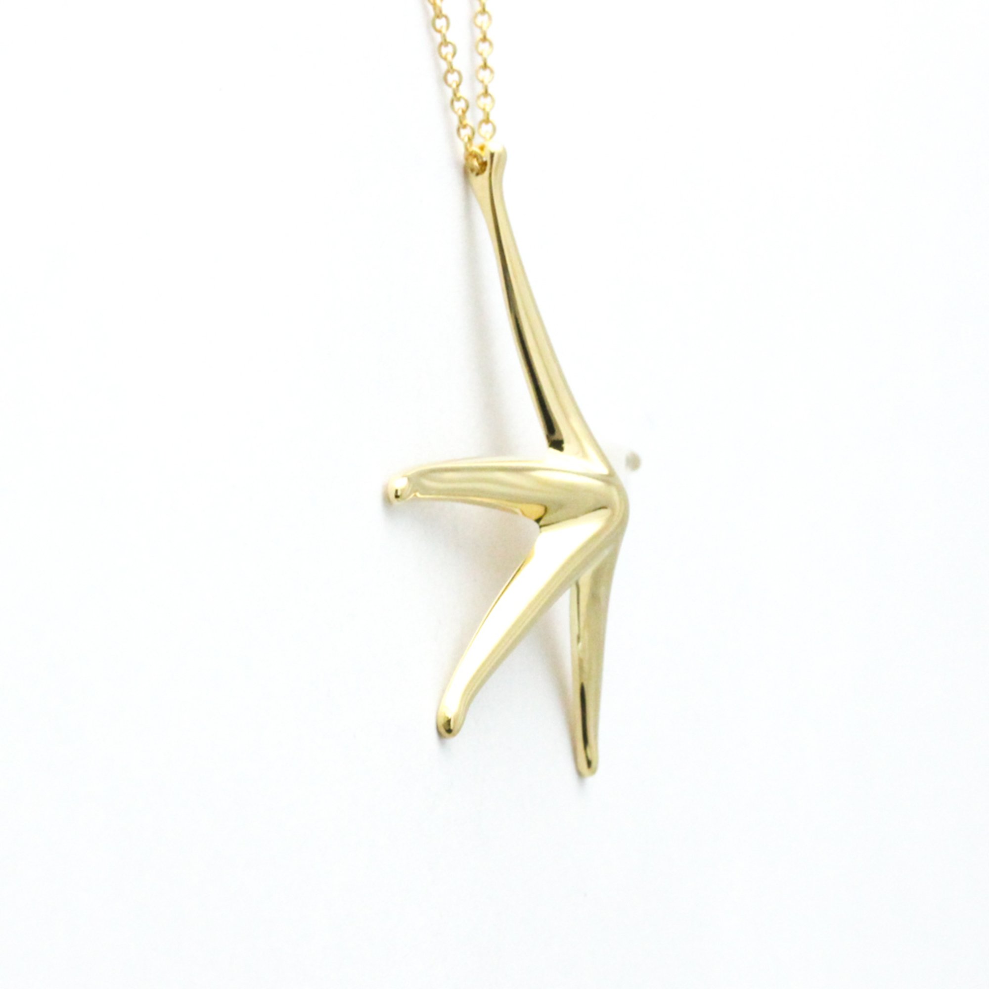 Tiffany Starfish Yellow Gold (18K) No Stone Men,Women Fashion Pendant Necklace (Yellow Gold)