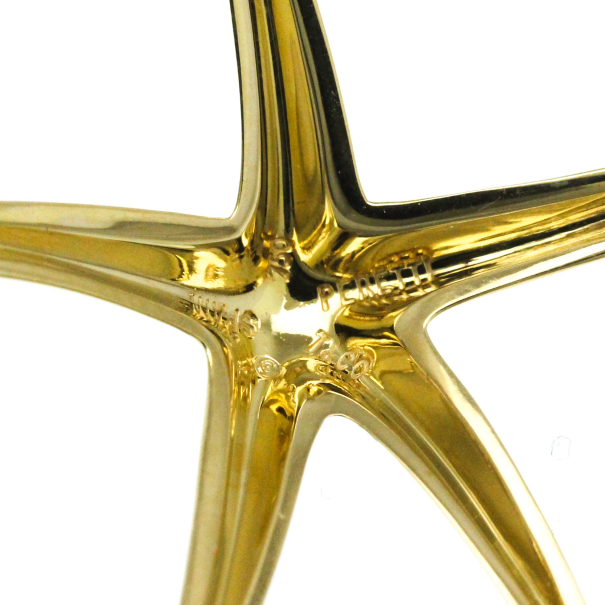 Tiffany Starfish Yellow Gold (18K) No Stone Men,Women Fashion Pendant Necklace (Yellow Gold)