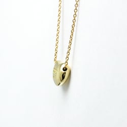 Tiffany Bean Yellow Gold (18K) No Stone Men,Women Fashion Pendant Necklace (Gold)