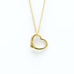 Tiffany Open Heart Yellow Gold (18K) No Stone Women,Men Fashion Pendant Necklace (Gold)