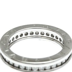 Bvlgari B.zero1 White Gold (18K) Fashion Diamond Band Ring Silver