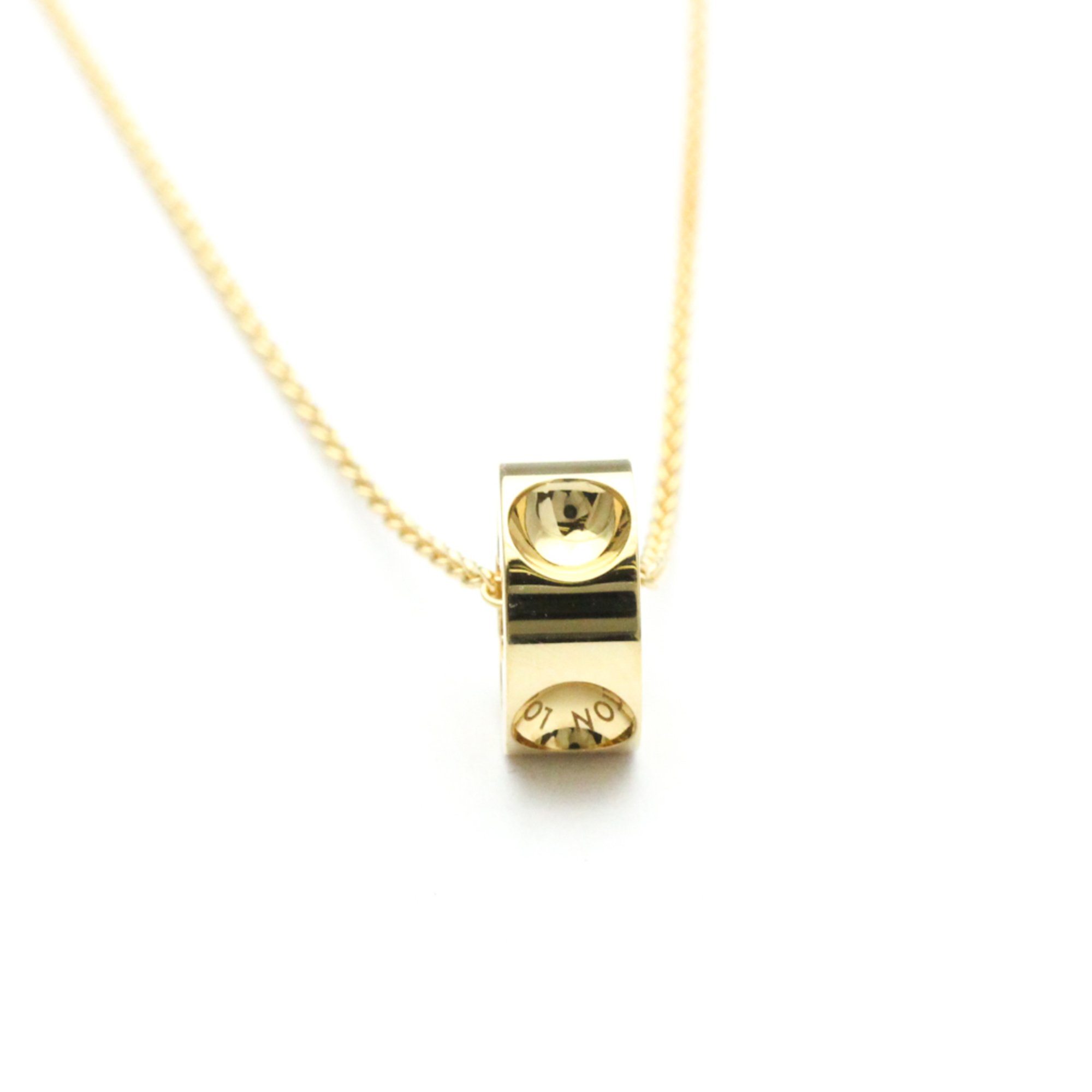 Louis Vuitton Empreinte Pendamt Necklace Yellow Gold Q93126 Yellow Gold (18K) No Stone Men,Women Fashion Pendant Necklace (Gold)