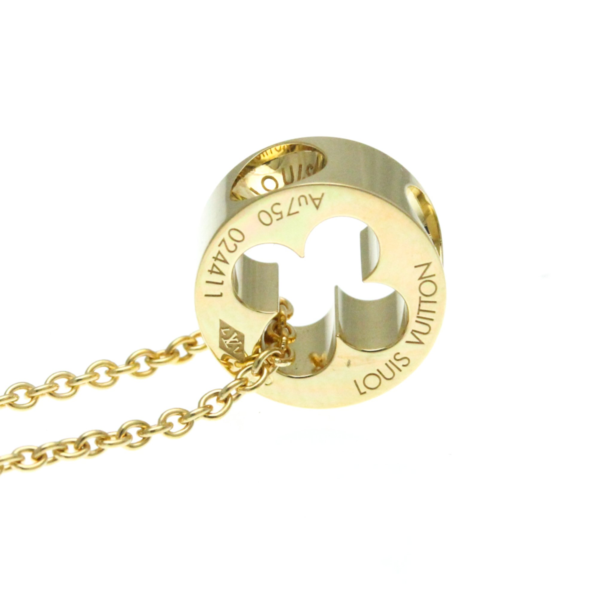 Louis Vuitton Empreinte Pendamt Necklace Yellow Gold Q93126 Yellow Gold (18K) No Stone Men,Women Fashion Pendant Necklace (Gold)