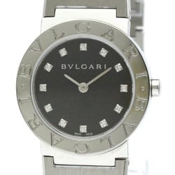 Polished BVLGARI BVLGARI-BVLGARI Diamond Quartz Ladies Watch BB26SS BF578303