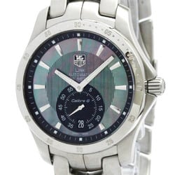 Polished TAG HEUER Link Moon Pearl LTd Editoion MOP Dial Watch WJF211M BF578308