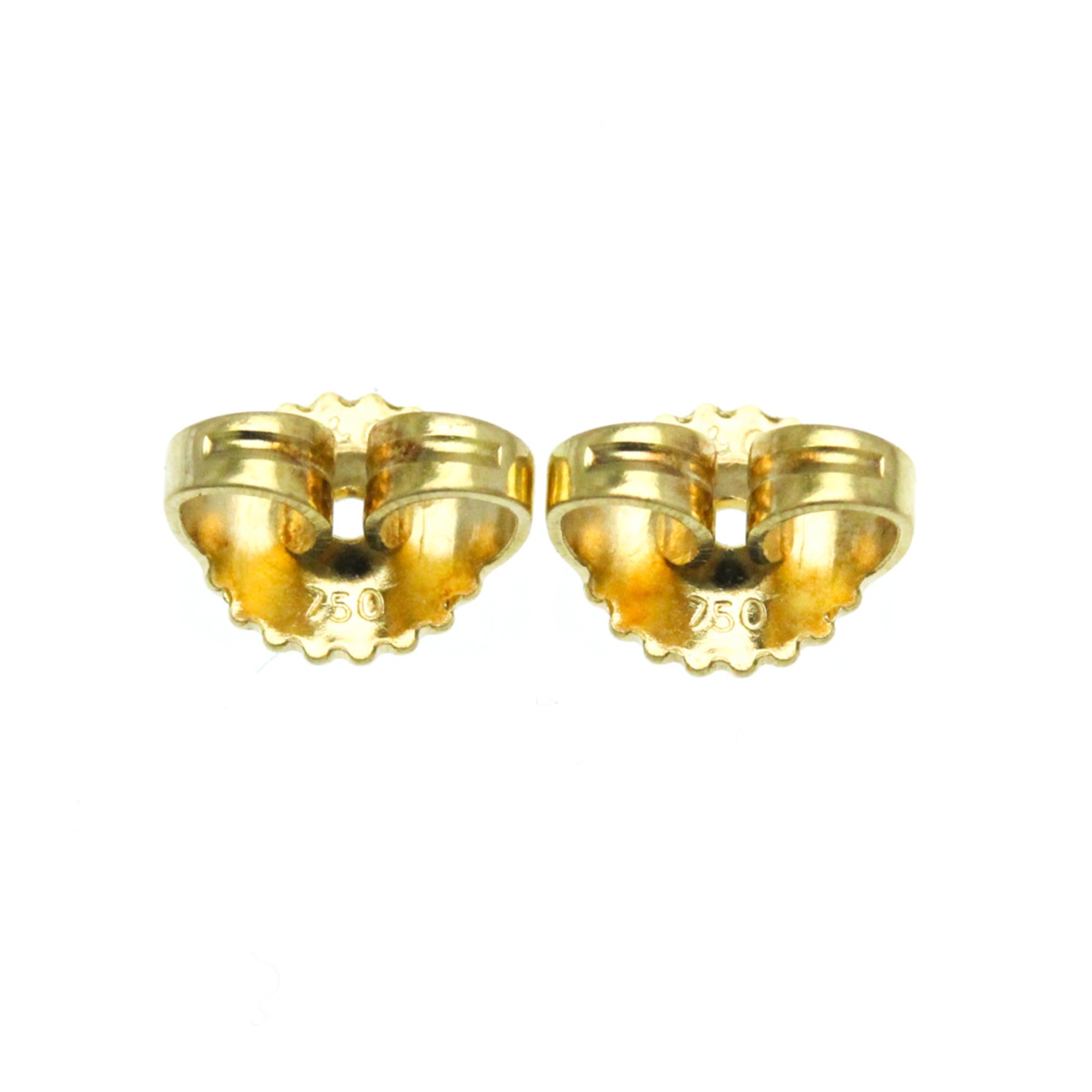 Tiffany X (Kiss) No Stone Yellow Gold (18K) Stud Earrings Gold