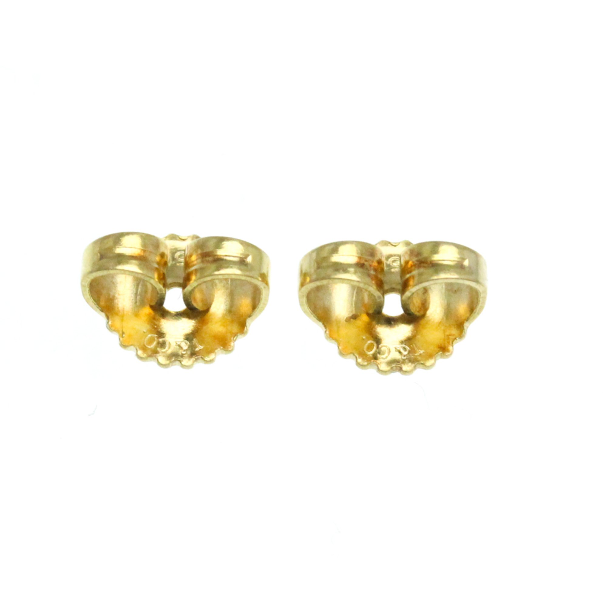 Tiffany X (Kiss) No Stone Yellow Gold (18K) Stud Earrings Gold