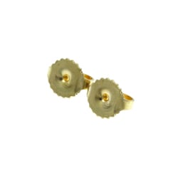 Tiffany X (Kiss) No Stone Yellow Gold (18K) Stud Earrings Gold