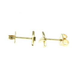 Tiffany X (Kiss) No Stone Yellow Gold (18K) Stud Earrings Gold