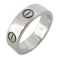 Cartier Ring Love K18WG White Gold #54 Ladies