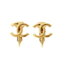 CHANEL Coco Mark Earrings Gold 23