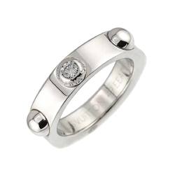 Louis Vuitton Petit Bague Crew #49 Ring Diamond K18 WG White Gold 750 Empreinte