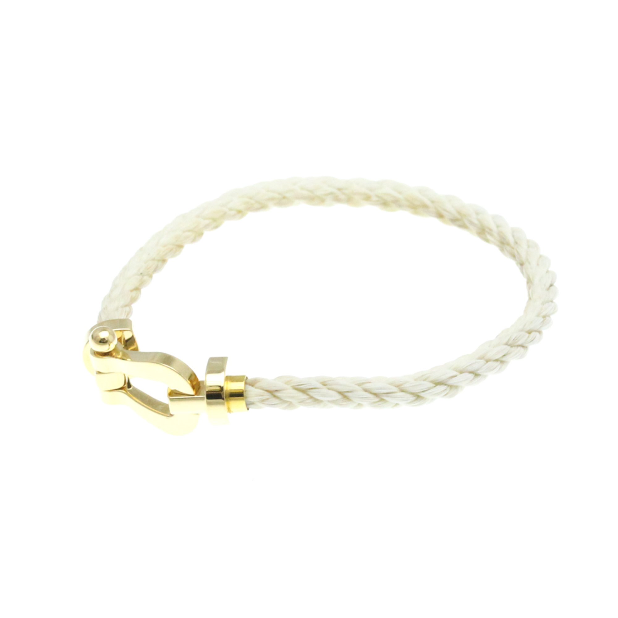 Fred Force 10 LM Large Size Stainless Steel,Yellow Gold (18K) No Stone Charm Bracelet Gold