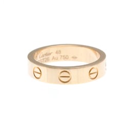 Cartier Mini Love 1P Diamond Ring Pink Gold (18K) Fashion Diamond Band Ring Carat/0.02 Pink Gold