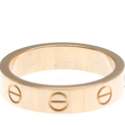 Cartier Mini Love 1P Diamond Ring Pink Gold (18K) Fashion Diamond Band Ring Carat/0.02 Pink Gold