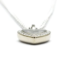 Chopard Happy Diamonds Heart 79/4502 White Gold (18K) Diamond Men,Women Fashion Pendant Necklace (Silver)