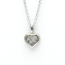 Chopard Happy Diamonds Heart 79/4502 White Gold (18K) Diamond Men,Women Fashion Pendant Necklace (Silver)