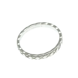 Chanel Coco Crush Ring Mini Model Platinum Fashion No Stone Band Ring Silver