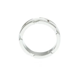 Chanel Ultra Collection Ring Small Size Ceramic,White Gold (18K) Fashion No Stone Band Ring Silver,White