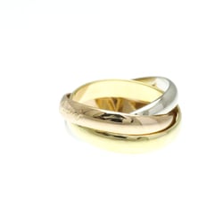 Cartier Trinity Pink Gold (18K),White Gold (18K),Yellow Gold (18K) Fashion No Stone Band Ring Gold