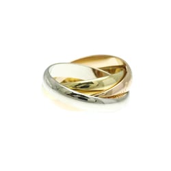 Cartier Trinity Pink Gold (18K),White Gold (18K),Yellow Gold (18K) Fashion No Stone Band Ring Gold