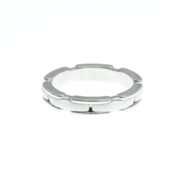 Chanel Ultra Collection Ring Small Size Ceramic,White Gold (18K) Fashion No Stone Band Ring Silver,White