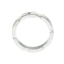 Chanel Ultra Collection Ring Small Size Ceramic,White Gold (18K) Fashion No Stone Band Ring Silver,White