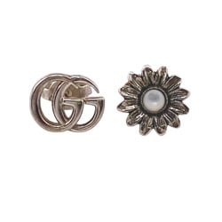 TIFFANY&Co. Tiffany 925 1.8g GG Flower Earrings Silver Women's