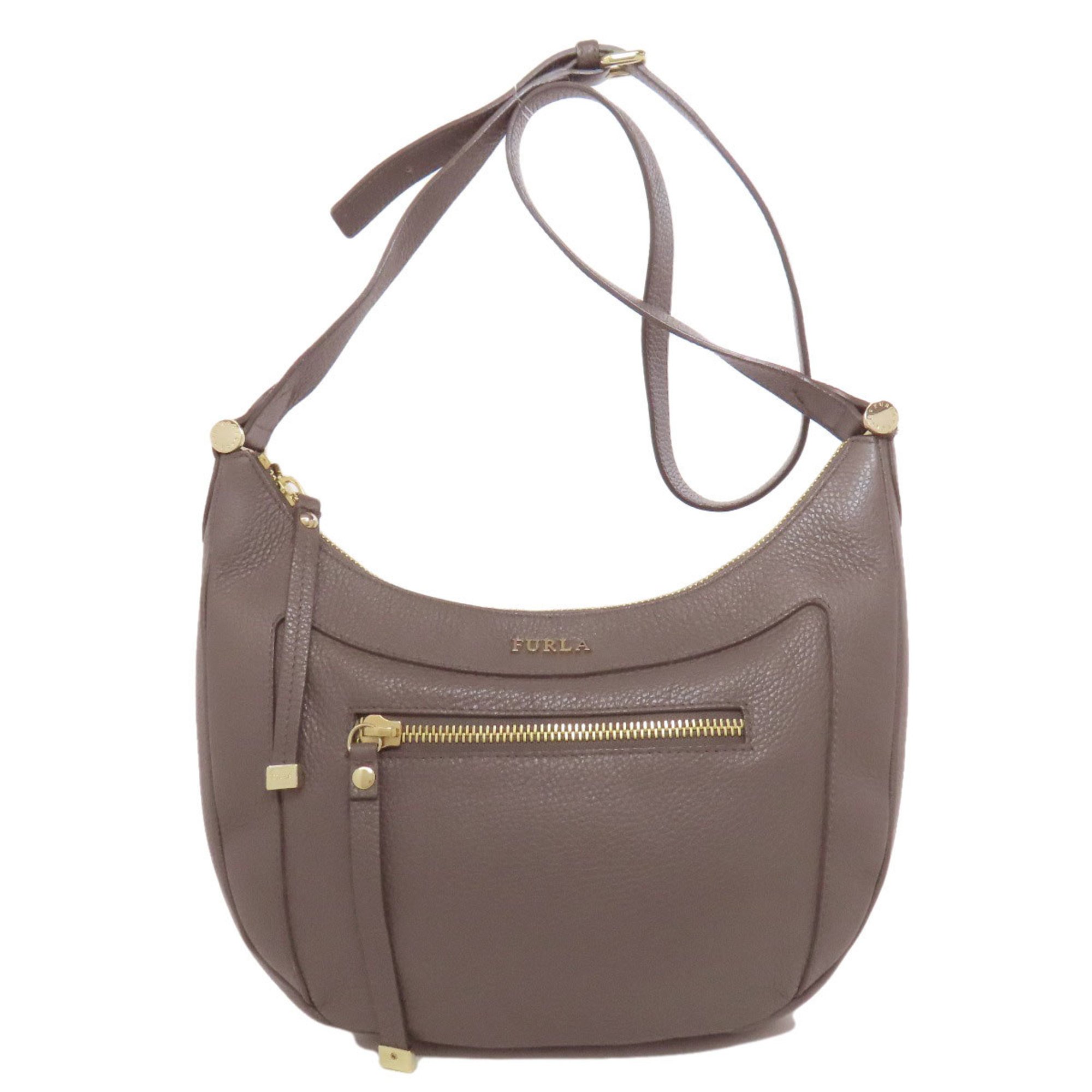 Furla long shoulder bag leather ladies