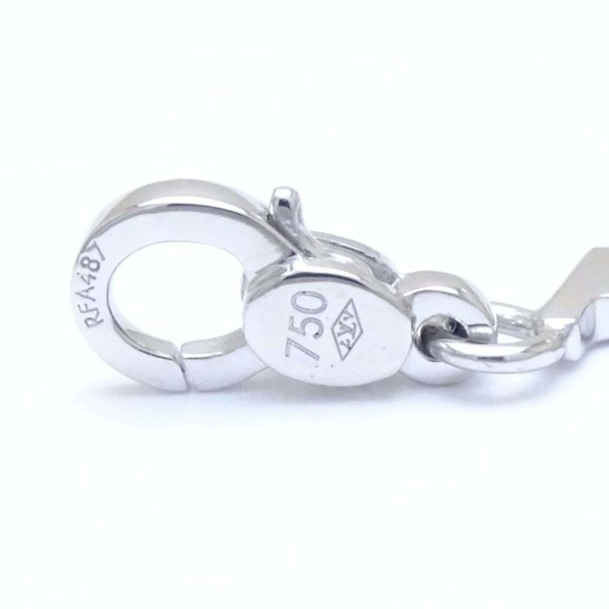 LOUIS VUITTON Louis Vuitton Charm de Monogram Pendant Top Q93063 K18WG White Gold 292882