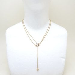 CARTIER Baby Trinity Pampille Necklace Y-shaped design B7008700 K18 three-color gold 292897