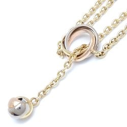 CARTIER Baby Trinity Pampille Necklace Y-shaped design B7008700 K18 three-color gold 292897