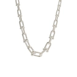 TIFFANY&Co. Tiffany HardWear Graduated Unisex 925 Silver Necklace