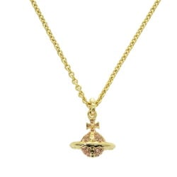 Vivienne Westwood Orb Metal/Stone Gold Saturn Necklace 1842Vivienne