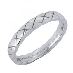 Chanel Ring Coco Crush K18WG White Gold #56 Men's