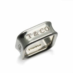 Tiffany Ring 1837 Square Silver 925 Approx. 9.1g #5.5 Ladies TIFFANY&Co.